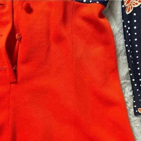 Vintage 70s Young Innocent by Arpeja Dress Butterfly Print Size 9 - Picture 14 of 14